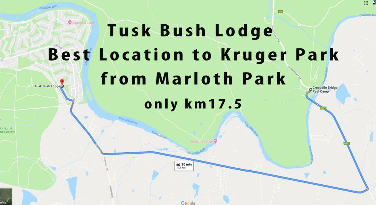 Tusk Bush Lodge Marloth Park Exteriér fotografie